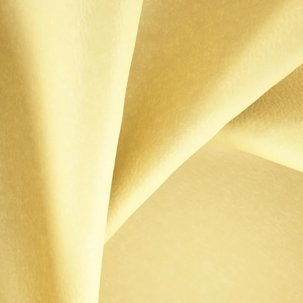 Photo of the fabric Bonanza Straw swatch by Zepel. Use for Upholstery. Style of Leather And Vinyl, Plain