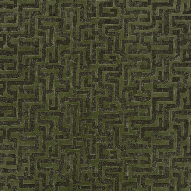 Photo of the fabric Labyrinth Z801 04 swatch by Zinc. Use for Upholstery, Accessory. Style of Abstract, Jacquard