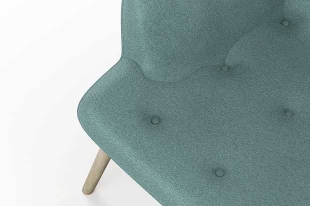 Photo of the fabric Ambiant Bayou swatch by James Dunlop FibreGuard. Use for Upholstery, Accessory, Top of Bed. Style of Plain, Texture