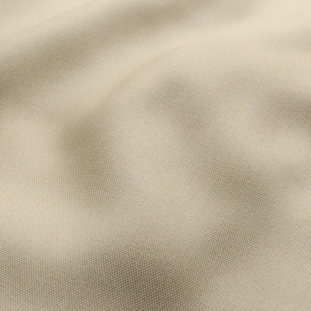 Photo of the fabric Sit Out Sand swatch by James Dunlop FibreGuard. Use for Upholstery, Accessory. Style of Plain, Taffeta