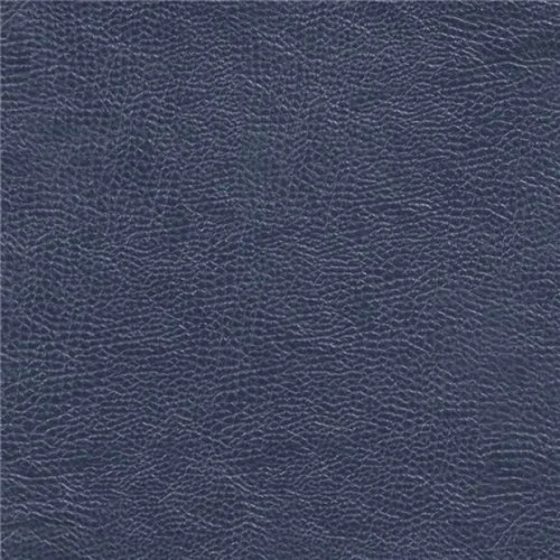 Photo of the fabric Napa Navy swatch by Zepel. Use for Upholstery, Accessory, Top of Bed. Style of Leather And Vinyl, Plain