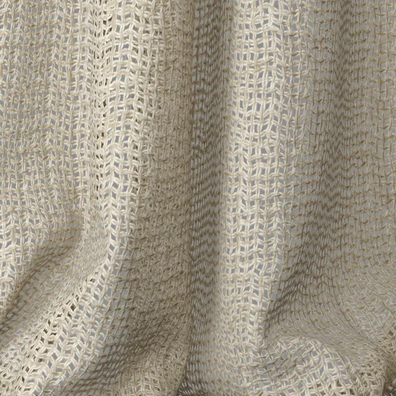 Photo of the fabric O'Keeffe Clay swatch by Mokum. Use for Sheer Curtains. Style of Plain, Sheer