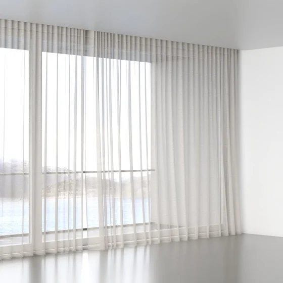 Photo of the fabric Lino Linen swatch by Mokum. Use for Sheer Curtains. Style of Plain, Sheer