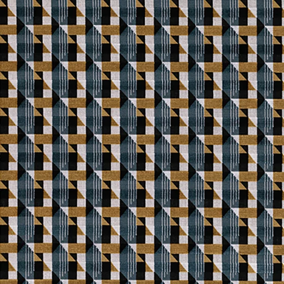 Photo of the fabric Piccadilly FR Kb5099 13 swatch by Kirkby Design. Use for Upholstery, Accessory. Style of Geometric
