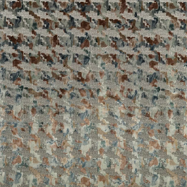 Photo of the fabric Ladbroke Z806 03 swatch by Zinc. Use for Upholstery, Accessory. Style of Abstract, Jacquard