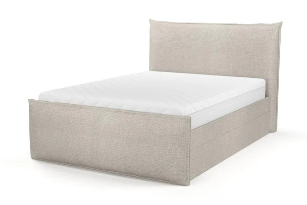 Photo of the fabric Gabrielle Dove Grey swatch by Mokum FibreGuard. Use for Upholstery, Accessory, Top of Bed. Style of Plain, Texture