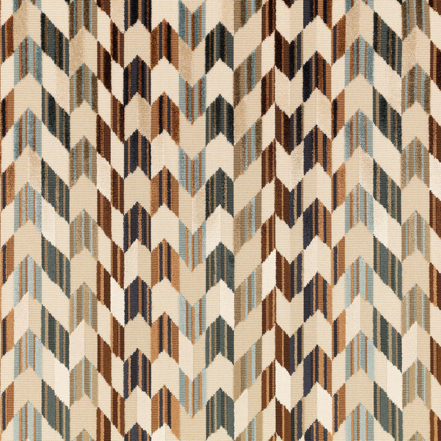 Photo of the fabric Tabora 8069 02 swatch by Romo. Use for Upholstery, Accessory. Style of Geometric, Velvet