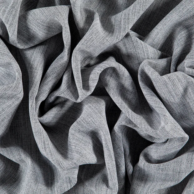 Photo of the fabric Jadore Silver swatch by FR-One. Use for Curtains, Upholstery, Accessory, Top of Bed. Style of Plain, Taffeta