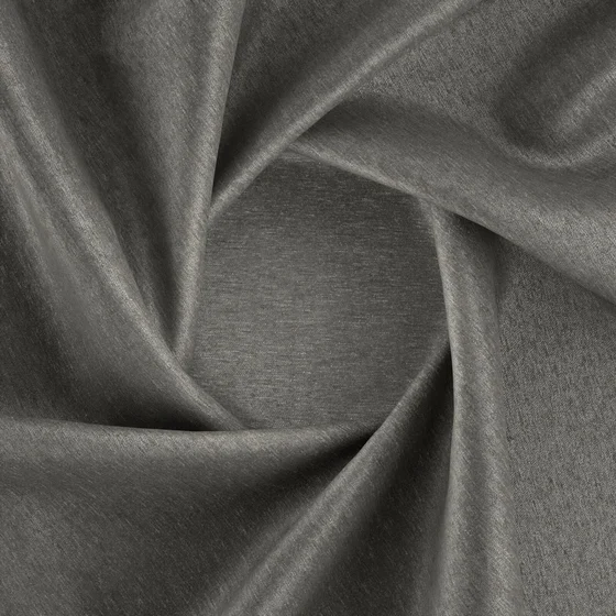 Photo of the fabric Lambada Smoke swatch by Zepel. Use for Curtains, Upholstery, Accessory, Top of Bed. Style of Chenille, Plain