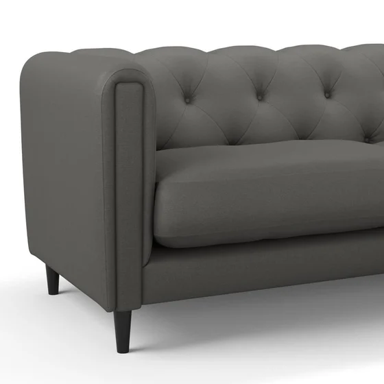 Photo of the fabric Urban Ash swatch by James Dunlop. Use for Curtains, Upholstery, Accessory. Style of Plain, Texture
