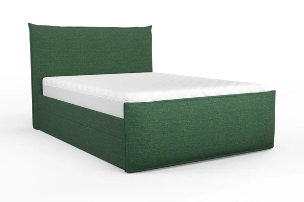 Photo of the fabric Elba Palm Leaf swatch by Mokum. Use for Upholstery, Accessory. Style of Plain, Texture