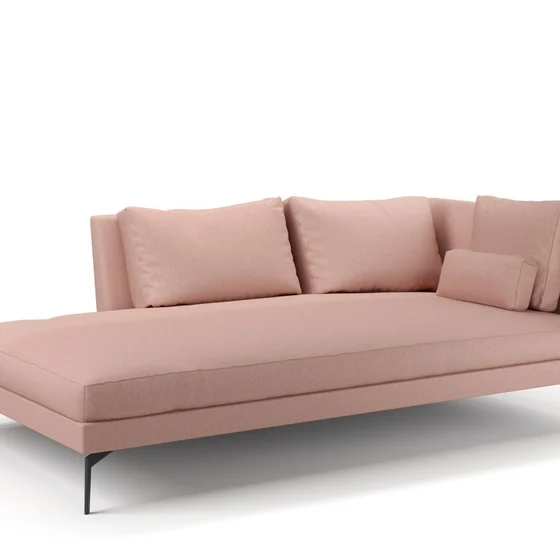 Photo of the fabric Tahiti Blush swatch by Mokum FibreGuard. Use for Curtains, Upholstery, Accessory, Top of Bed. Style of Chenille, Plain