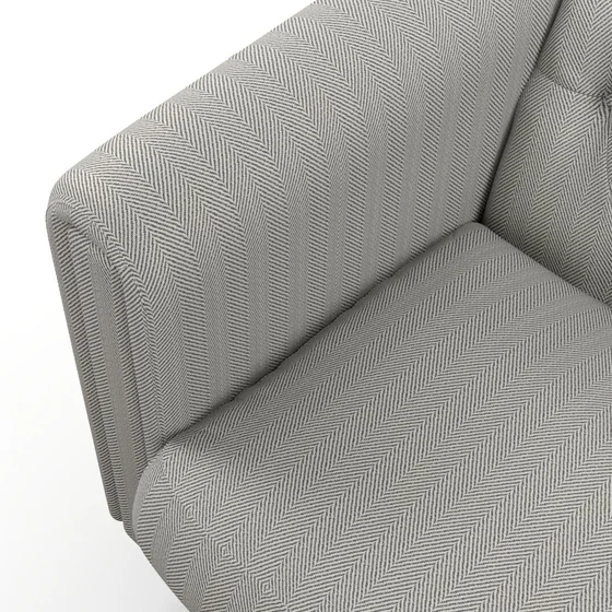 Photo of the fabric Trailblazer Cloud swatch by James Dunlop FibreGuard. Use for Curtains, Upholstery, Accessory, Top of Bed. Style of Texture, Traditional