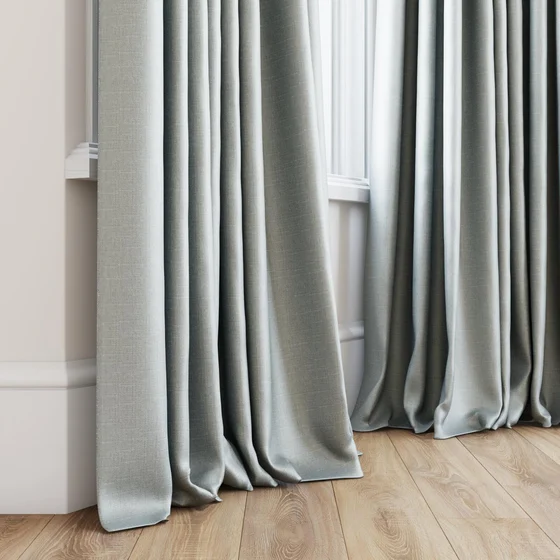 Photo of the fabric Stallion 2 Blackout Pumice swatch by James Dunlop Essentials. Use for Curtains. Style of Plain, Texture