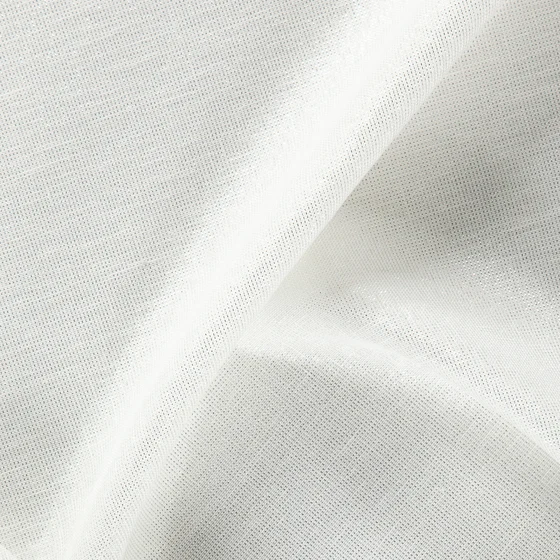 Photo of the fabric Boom Snow swatch by Zepel. Use for Sheer Curtains. Style of Plain, Sheer