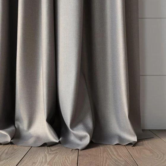 Photo of the fabric Stallion 2 Blackout Linen swatch by James Dunlop Essentials. Use for Curtains. Style of Plain, Texture