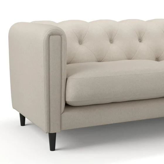 Photo of the fabric Braveheart Chinchilla swatch by James Dunlop FibreGuard. Use for Upholstery, Accessory, Top of Bed. Style of Plain, Taffeta