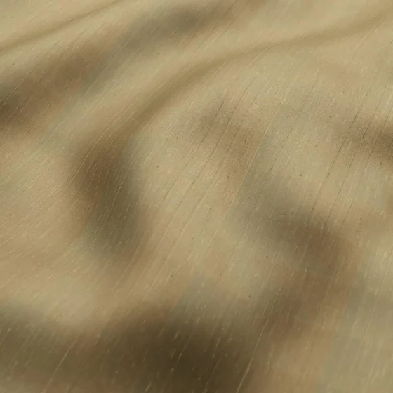 Photo of the fabric Silky Bronze swatch by Zepel. Use for Curtains, Accessory, Top of Bed. Style of Plain, Texture