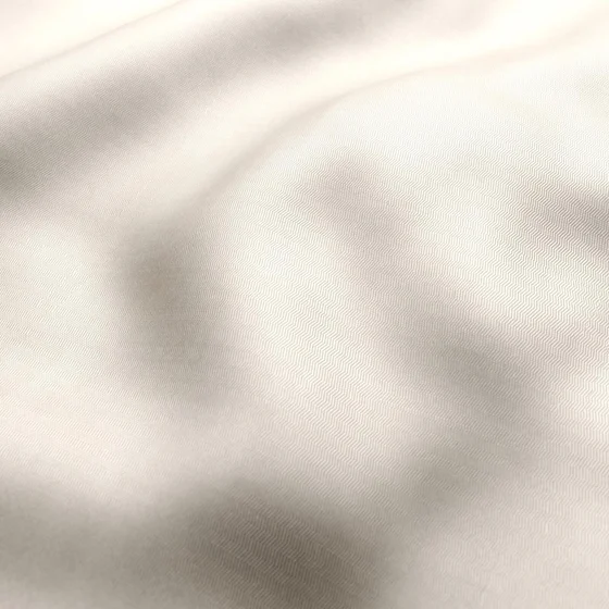 Photo of the fabric Glacial Nougat swatch by Zepel. Use for Curtains, Accessory, Top of Bed. Style of Jacquard, Plain