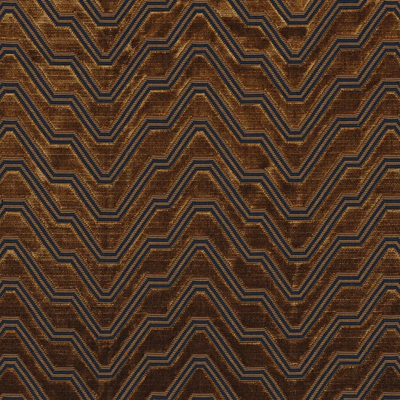 Photo of the fabric Chanut 4144 4144 0150 swatch by Casamance. Use for Curtains, Upholstery, Accessory. Style of Geometric, Velvet