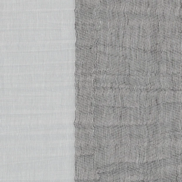 Photo of the fabric Impression Gun Metal swatch by James Dunlop. Use for Sheer Curtains. Style of Sheer, Stripe