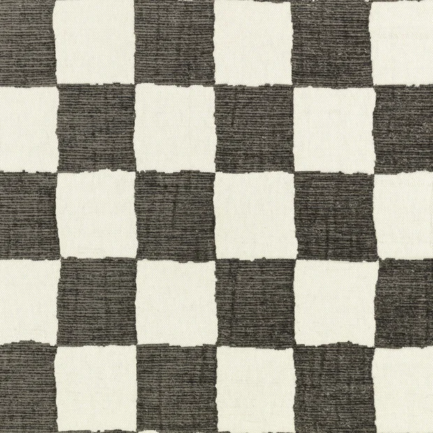 Photo of the fabric Checkmate Z816 04 swatch by Zinc. Use for Curtains, Upholstery, Accessory. Style of Geometric, Jacquard