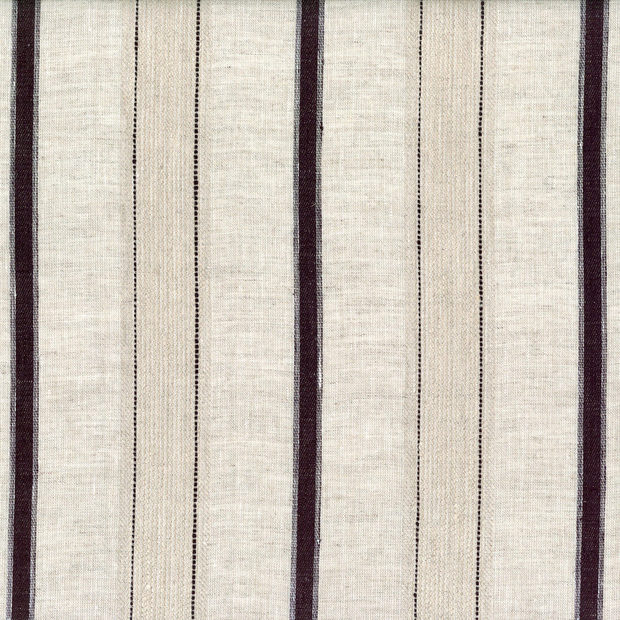 Photo of the fabric Boucle De Lin 1037 1037 0228 swatch by Casamance. Use for Sheer Curtains. Style of Sheer, Stripe