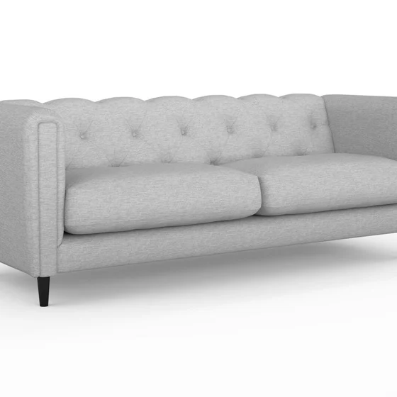 Photo of the fabric Newport Silver swatch by James Dunlop. Use for Upholstery, Accessory. Style of Plain
