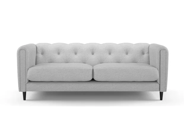 Photo of the fabric Newport Silver swatch by James Dunlop. Use for Upholstery, Accessory. Style of Plain