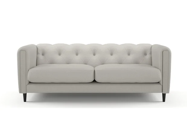 Photo of the fabric Duel Fog swatch by James Dunlop FibreGuard. Use for Upholstery, Accessory. Style of Plain, Texture