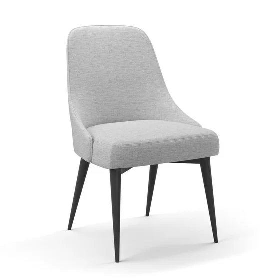 Photo of the fabric Newport Silver swatch by James Dunlop. Use for Upholstery, Accessory. Style of Plain