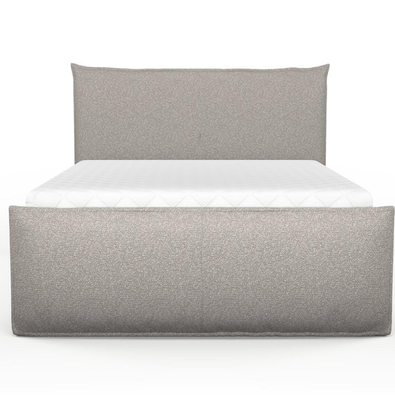 Photo of the fabric Grain Dove swatch by Mokum. Use for Upholstery, Accessory, Top of Bed. Style of Plain, Texture