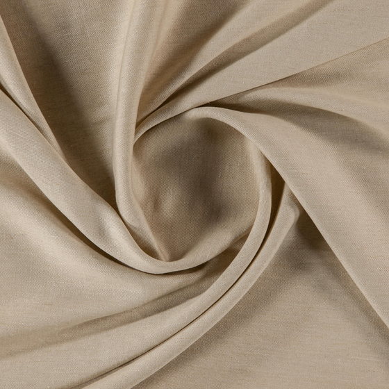 Photo of the fabric Arragon Dune swatch by Zepel. Use for Curtains, Accessory. Style of Plain, Taffeta