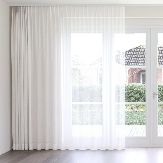 Photo of the fabric Sonata Ice swatch by James Dunlop. Use for Curtains. Style of Plain, Texture