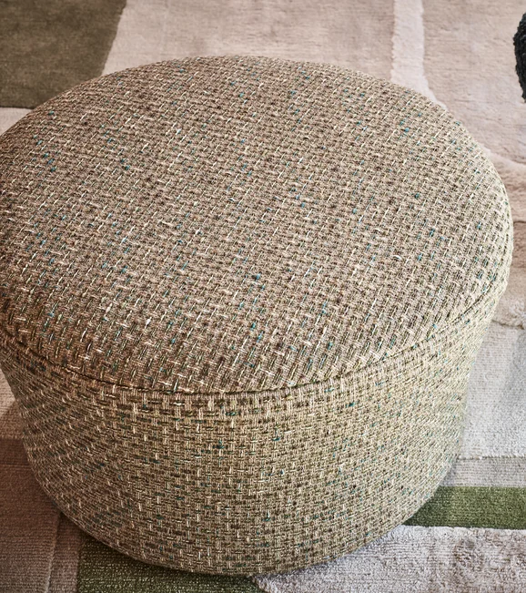 Photo of the fabric Tavaco Z723 01 in situ by Zinc. Use for Curtains, Upholstery, Accessory. Style of Plain