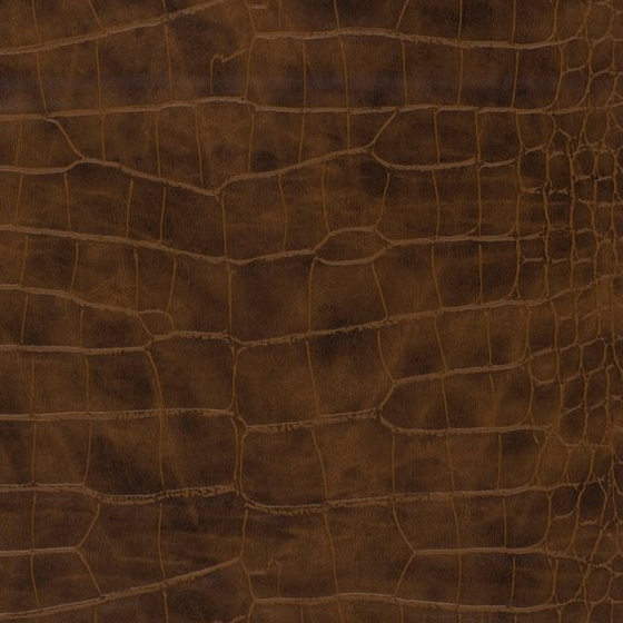 Photo of the fabric Alike Cinnamon swatch by Zepel. Use for Upholstery. Style of Animals And Birds, Leather And Vinyl
