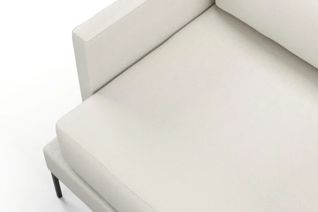 Photo of the fabric Pueblo Bone swatch by Mokum. Use for Upholstery, Accessory. Style of Plain, Texture