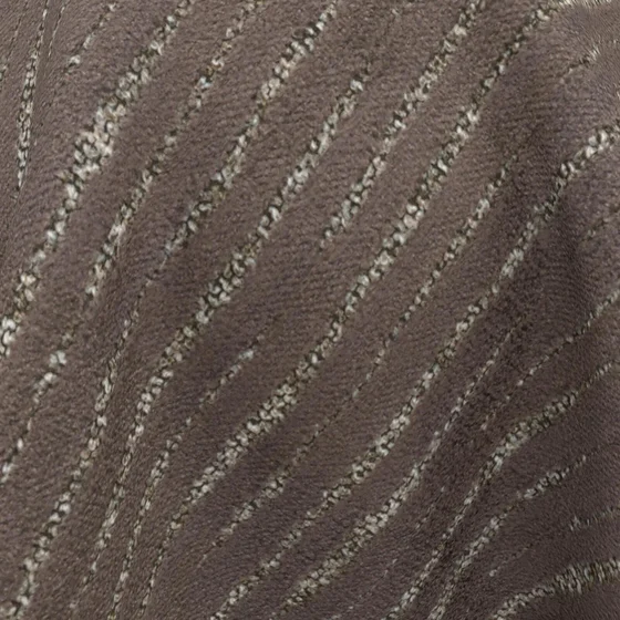 Photo of the fabric Mardi Gras Taupe swatch by Zepel. Use for Upholstery, Accessory, Top of Bed. Style of Abstract, Velvet