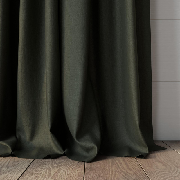 Photo of the fabric Eternal Forest swatch by Mokum. Use for Curtains, Upholstery, Accessory. Style of Plain, Texture