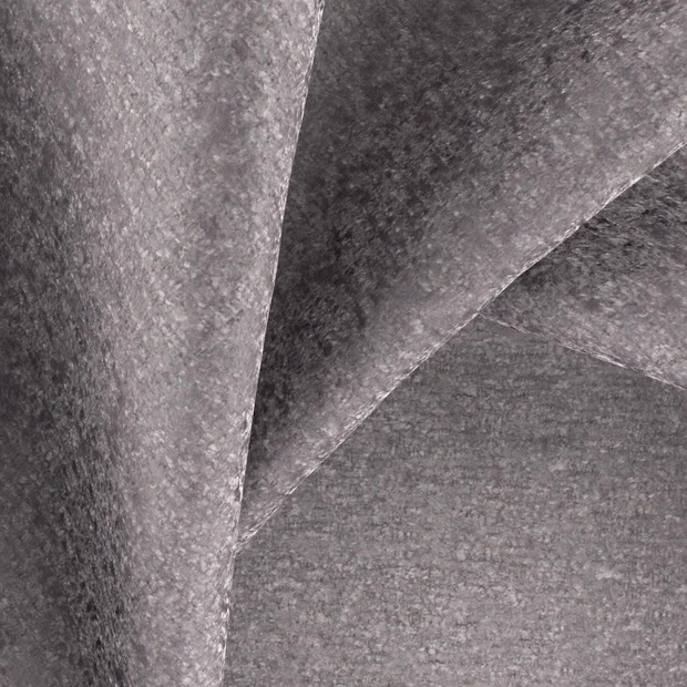 Photo of the fabric Brigadier Slate swatch by Zepel FibreGuard. Use for Curtains, Upholstery, Accessory, Top of Bed. Style of Chenille, Plain