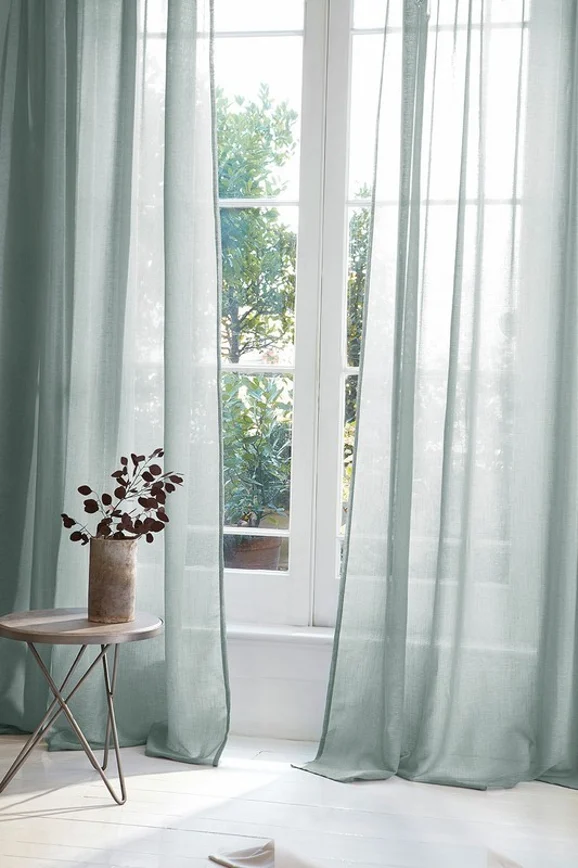 Photo of the fabric Vardo V3257 19 in situ by Villa Nova. Use for Curtains. Style of Plain