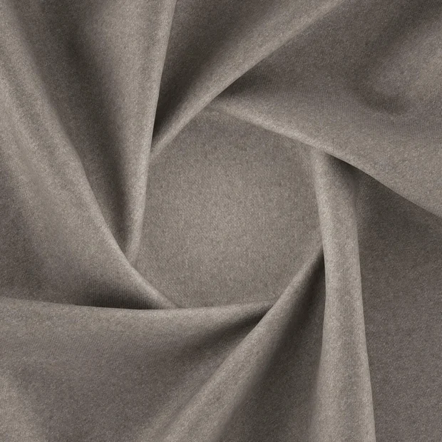 Photo of the fabric Woolen Zinc swatch by Zepel. Use for Curtains, Upholstery, Accessory, Top of Bed. Style of Plain, Taffeta