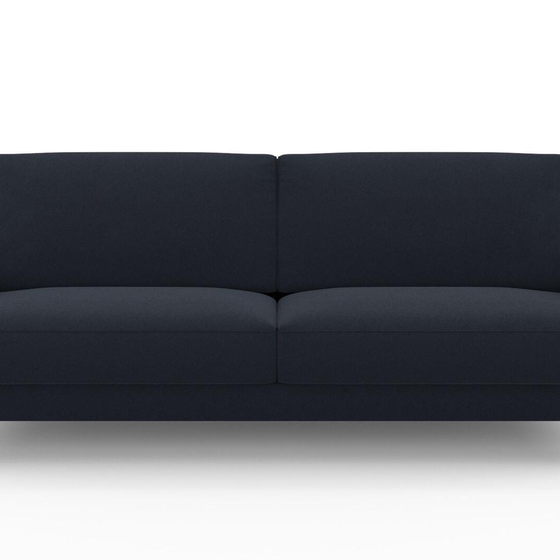 Photo of the fabric Alpaca Velvet Midnight swatch by Mokum. Use for Upholstery, Accessory. Style of Plain, Velvet