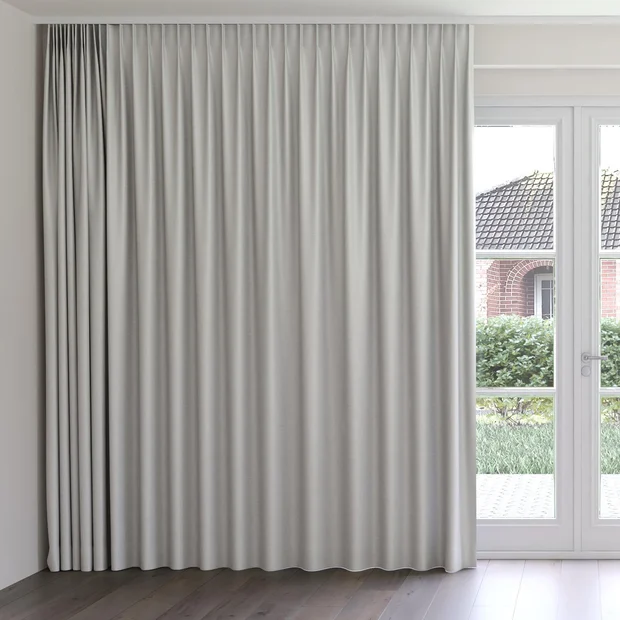 Photo of the fabric Banksia Willow swatch by James Dunlop. Use for Curtains, Accessory, Top of Bed. Style of Plain, Texture