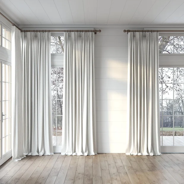Photo of the fabric Yugen Monochrome swatch by Mokum. Use for Curtains, Upholstery, Accessory, Top of Bed. Style of Plain, Texture