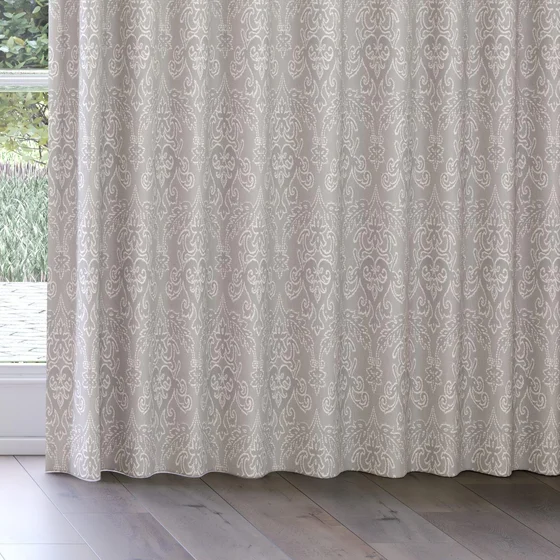Photo of the fabric Notting Hill Dove swatch by James Dunlop. Use for Curtains, Accessory. Style of Traditional