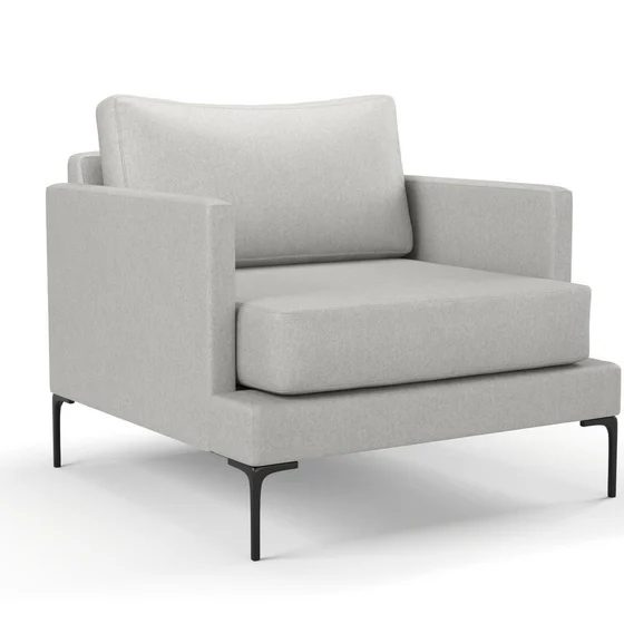 Photo of the fabric Prato Fog swatch by Mokum. Use for Upholstery, Accessory. Style of Plain, Texture
