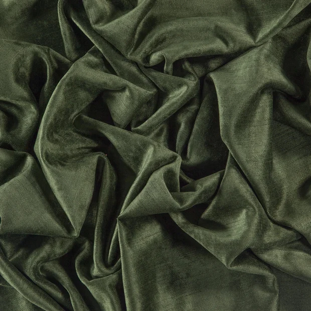 Photo of the fabric Monte Carlo Pine swatch by Zepel. Use for Curtains, Upholstery, Accessory, Top of Bed. Style of Plain, Velvet