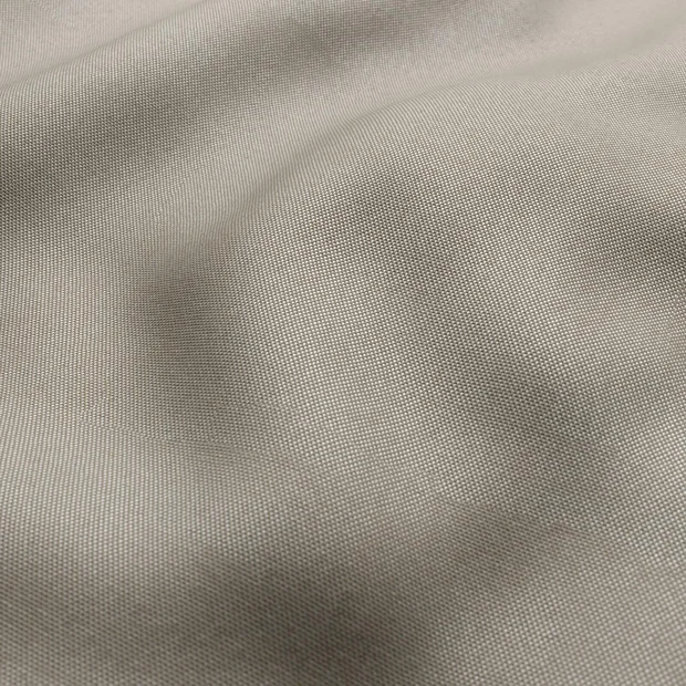 Photo of the fabric Sit Out Coin swatch by James Dunlop FibreGuard. Use for Upholstery, Accessory. Style of Plain, Taffeta