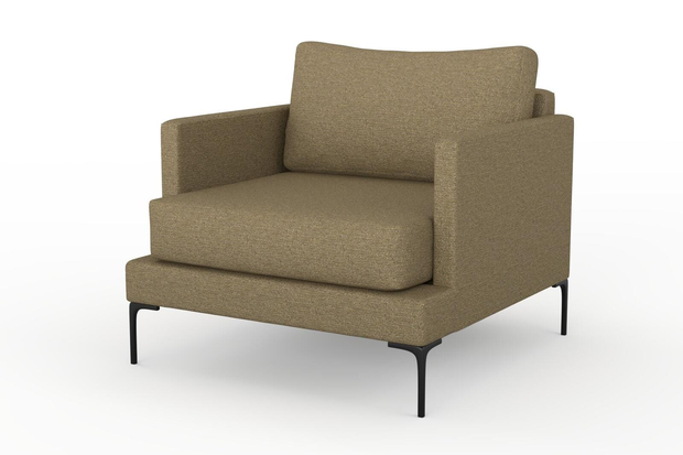 Photo of the fabric Grain Camouflage swatch by Mokum. Use for Upholstery, Accessory, Top of Bed. Style of Plain, Texture
